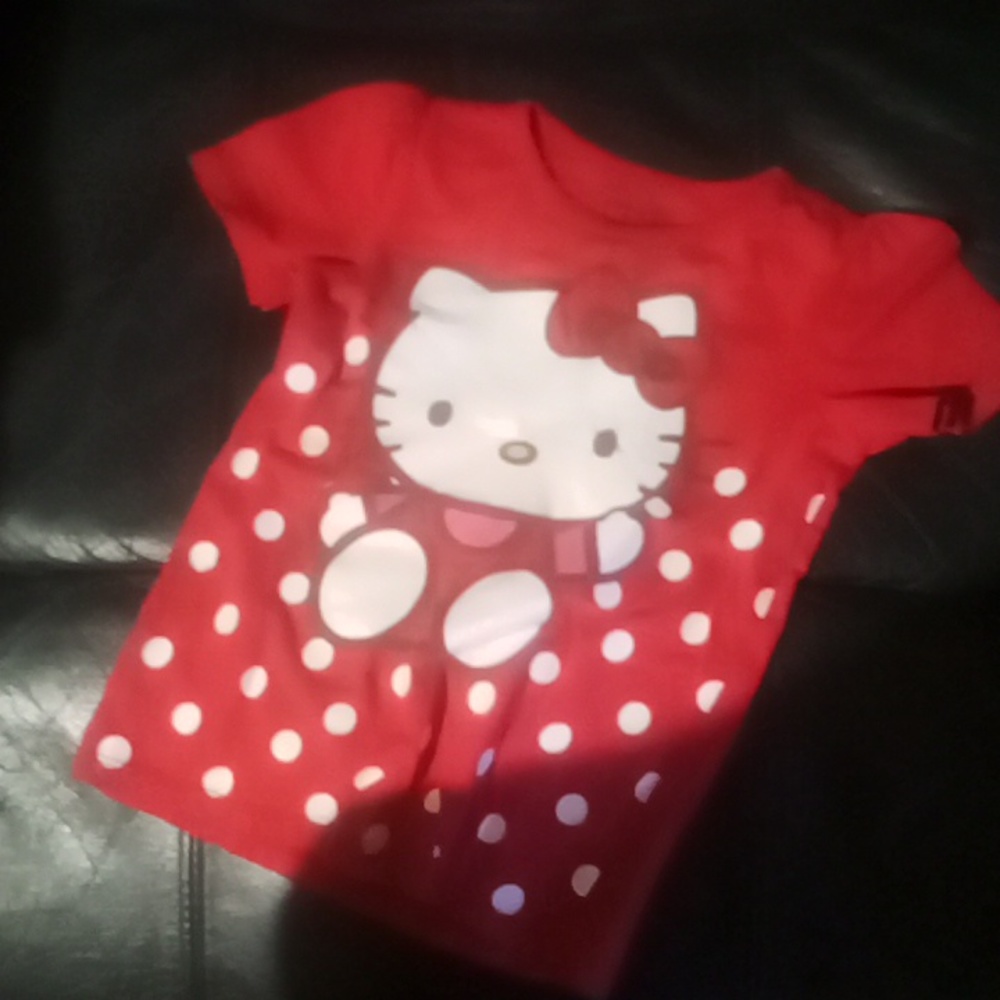 "Old Navy" Girl's 'Hello Kitty' Printed Short Sleeve T-shirt